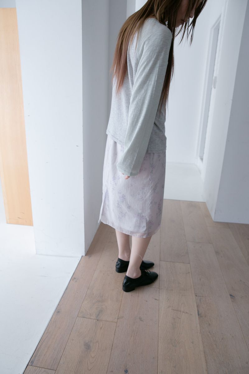 slub raglan top(2colors)