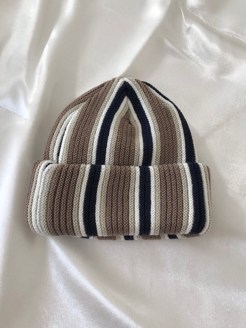 Retro color beanie 