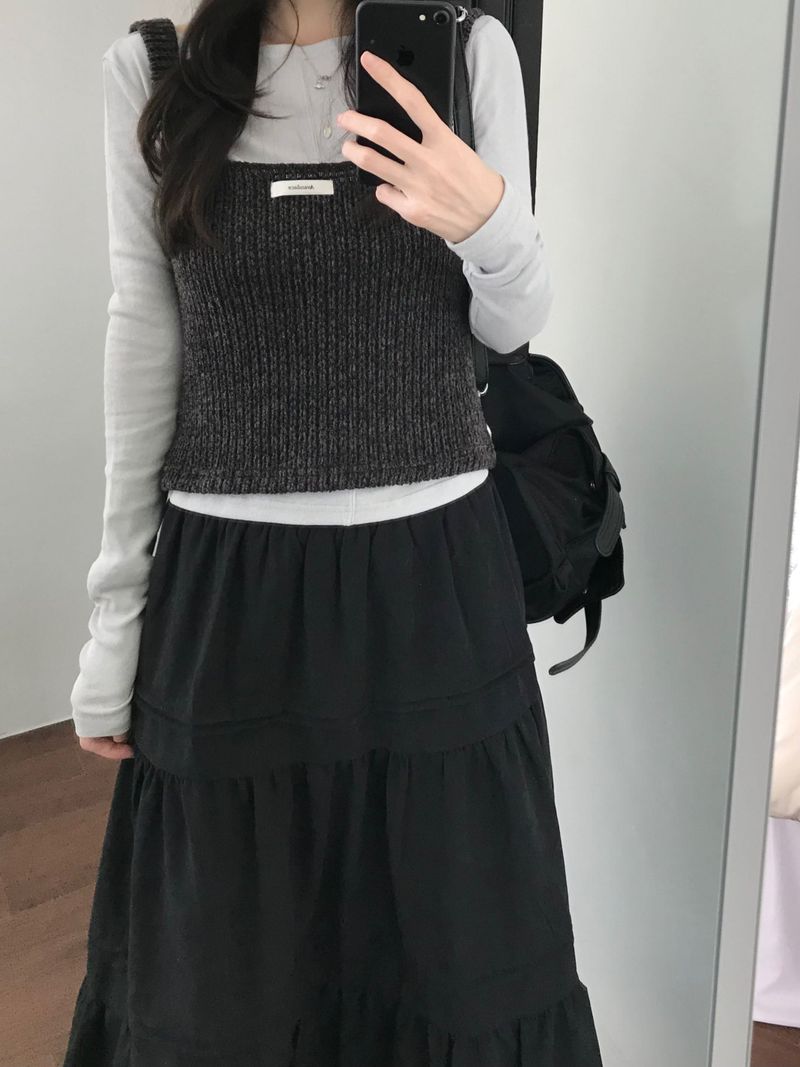 Ripple Knit Sleeveless (3 colors)