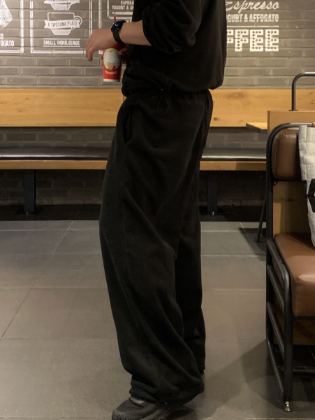 [Set-up]Find fleece sweat zip-up pants