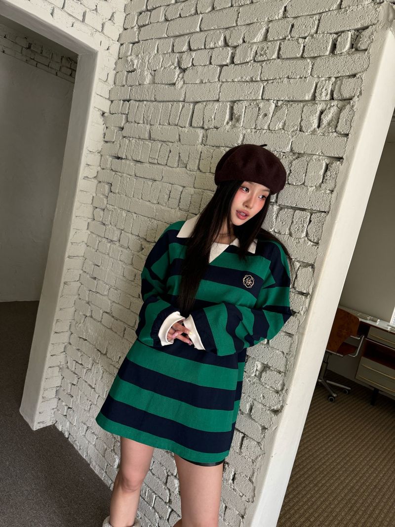 Stripe rugby T