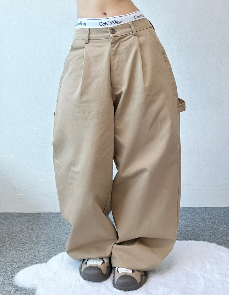 CCORTTI（コルッティ）の「カーペンターワークバンディングパンツ🖤🩶💛 - 3 カラーズ（パンツ）」