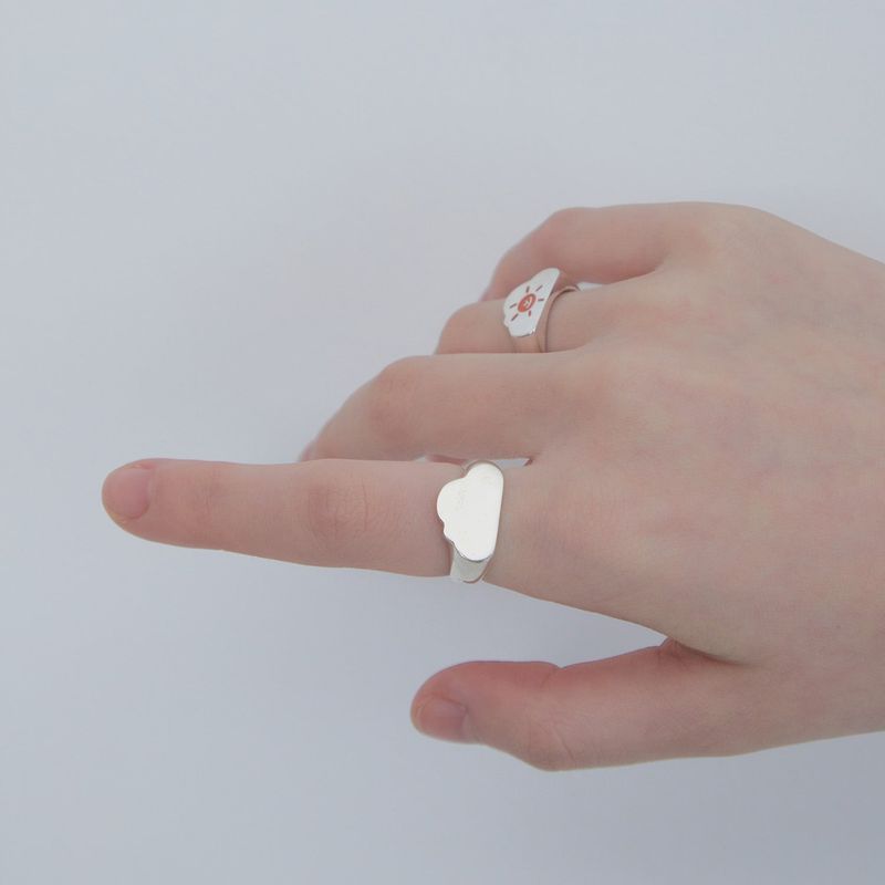 simple shine cloud ring