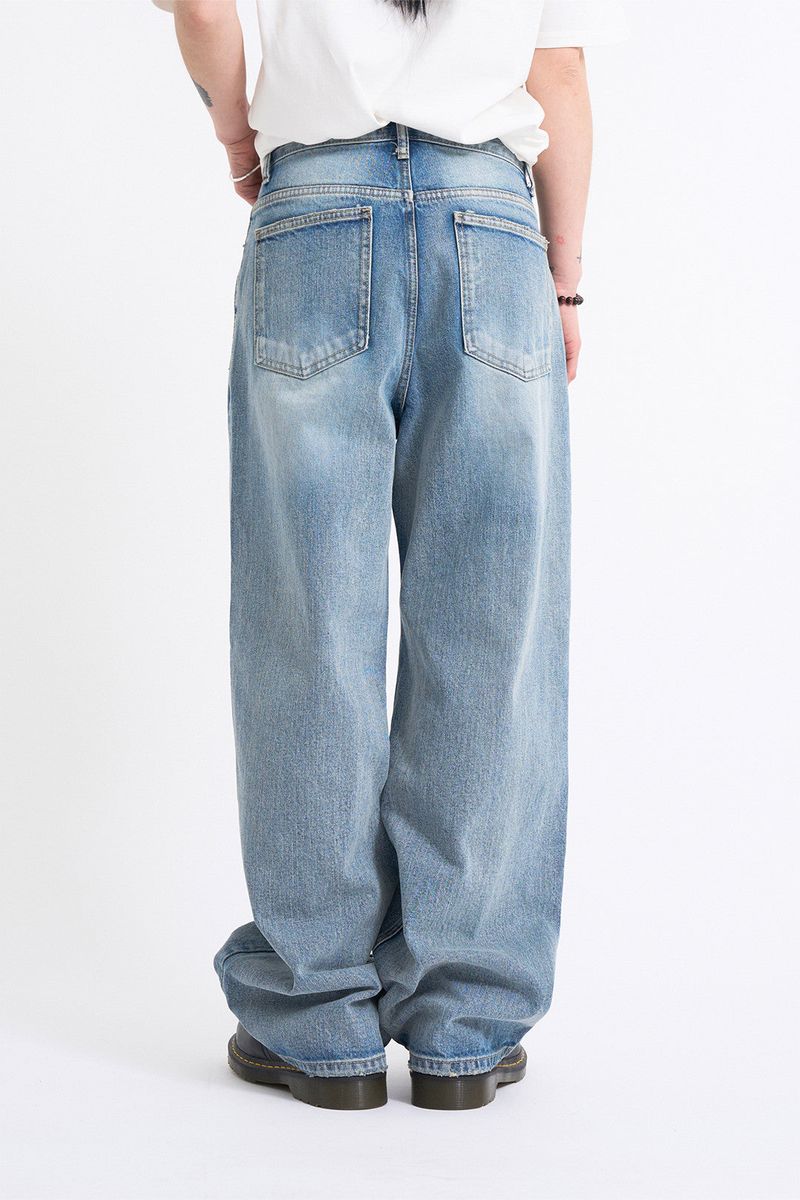 Milk Semi-Wide Denim Pants