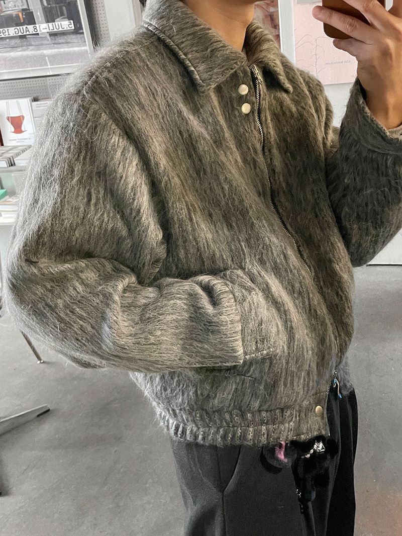 2 Low Wool Shaggy Blouson (2color)