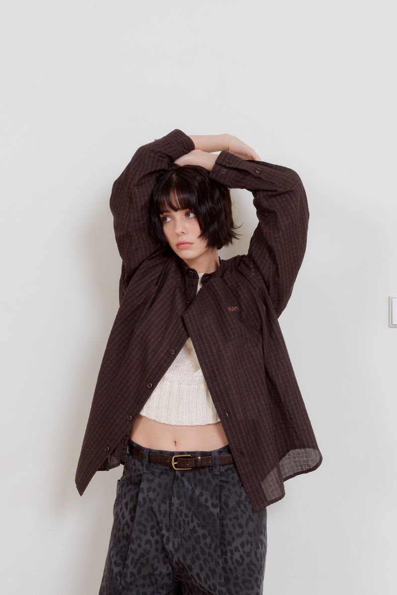 Alarm Glen Check Shirts - Brown