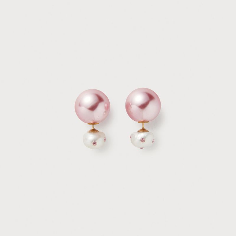 Ashore Earrings, Light Pink