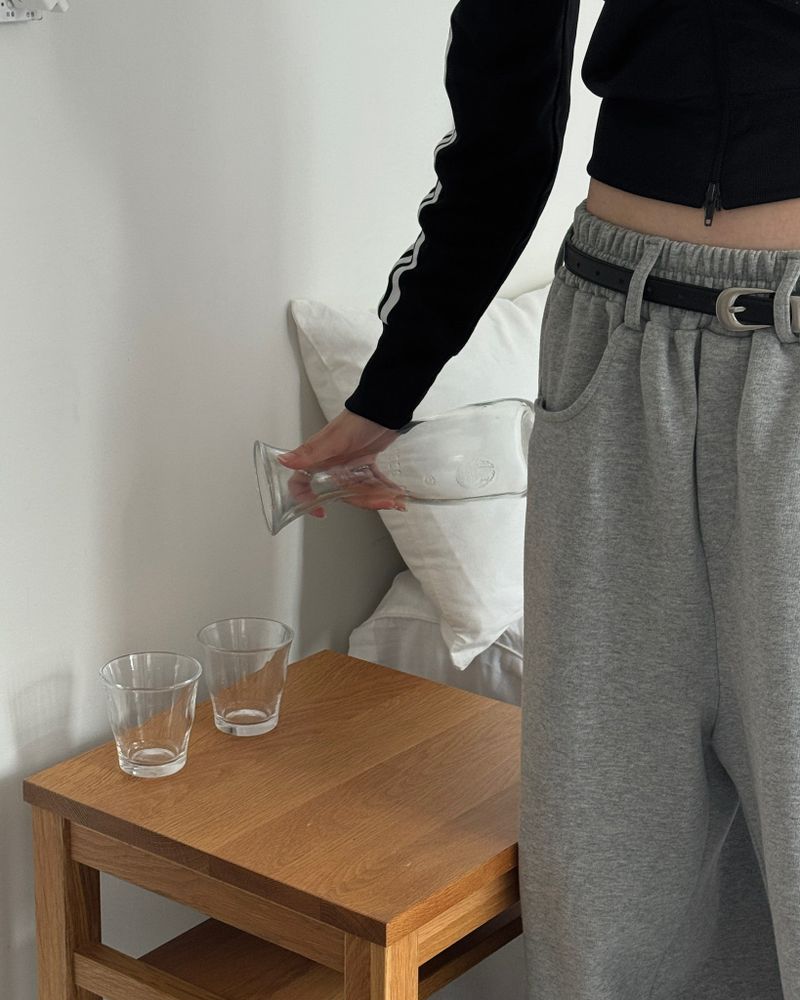Belt sweat pants (Unisex)