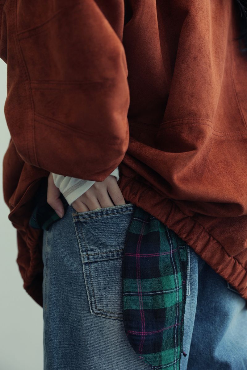CINNAMON OVER FIT SUEDE JACKET