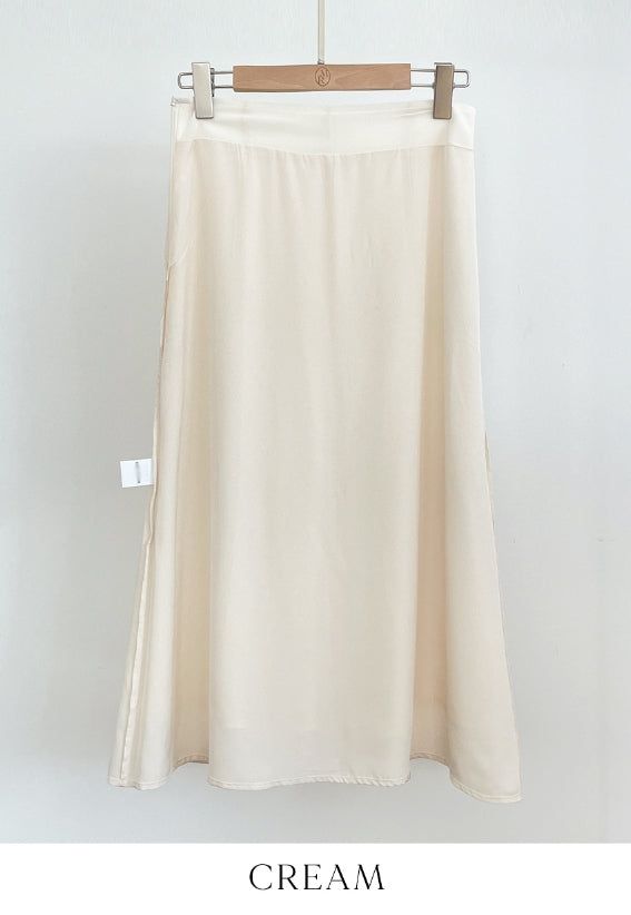 Denain Chiffon Double Layered Long Skirt