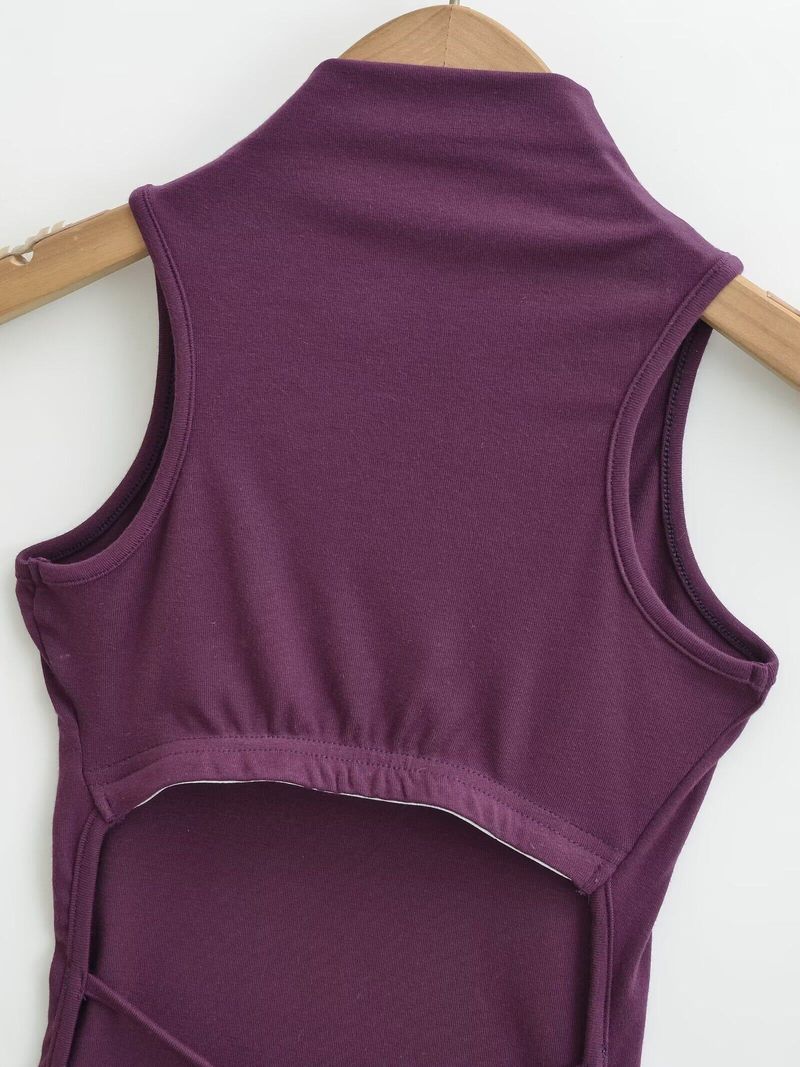 Leona Mock Neck Sleeveless
