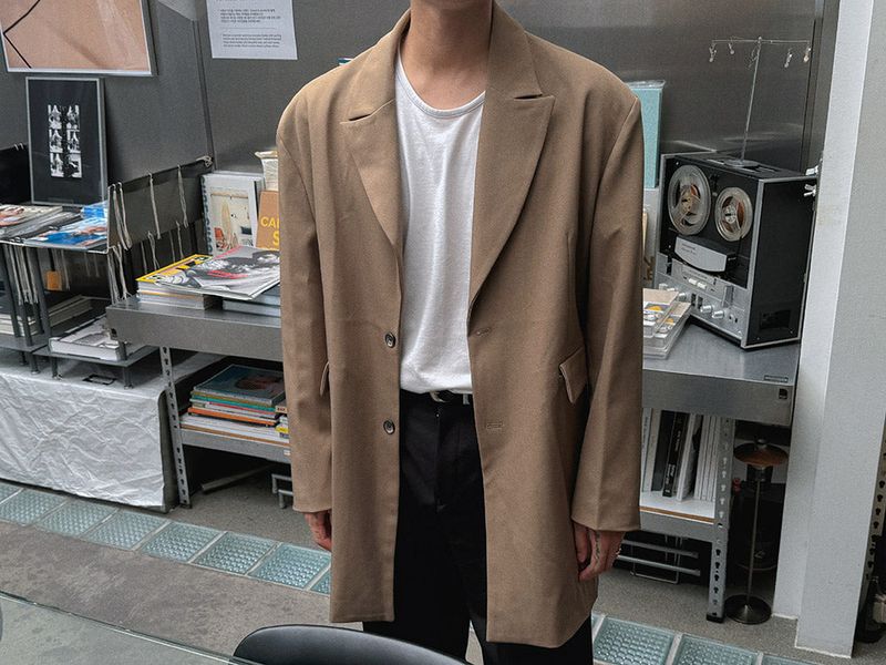 ASCLO Power Shoulder Blazer (3color)