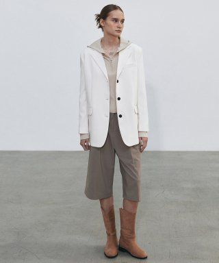RELAX BERMUDA HALF PANTS_BEIGE