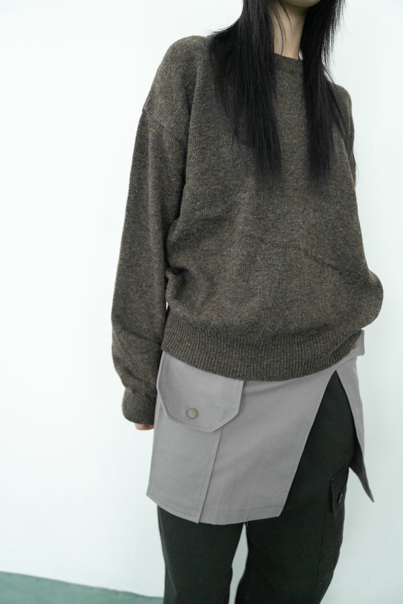 cargo mini belt skirt(2colors)