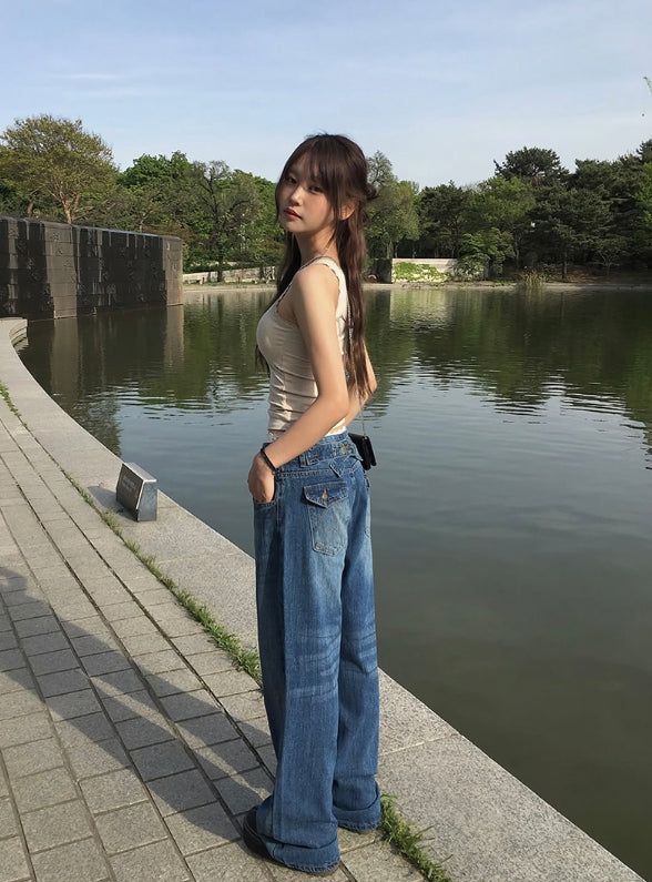 Burne Layered Sagging Lace Inner Shorts