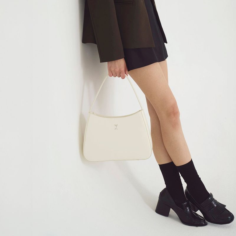 Lune Velo Hobo Bag Medium Ivory