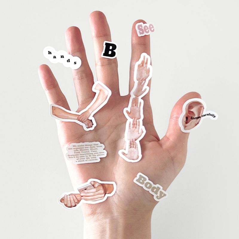oab body pack / scrap sticker set