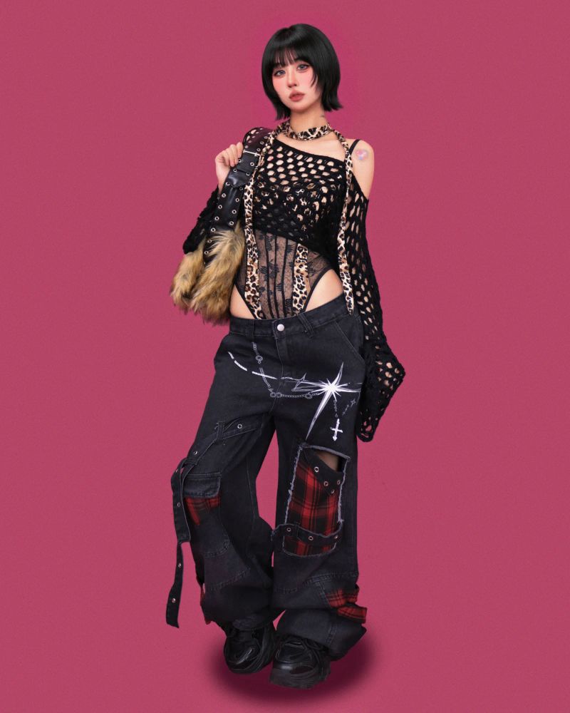 toXic leopard print body-suit