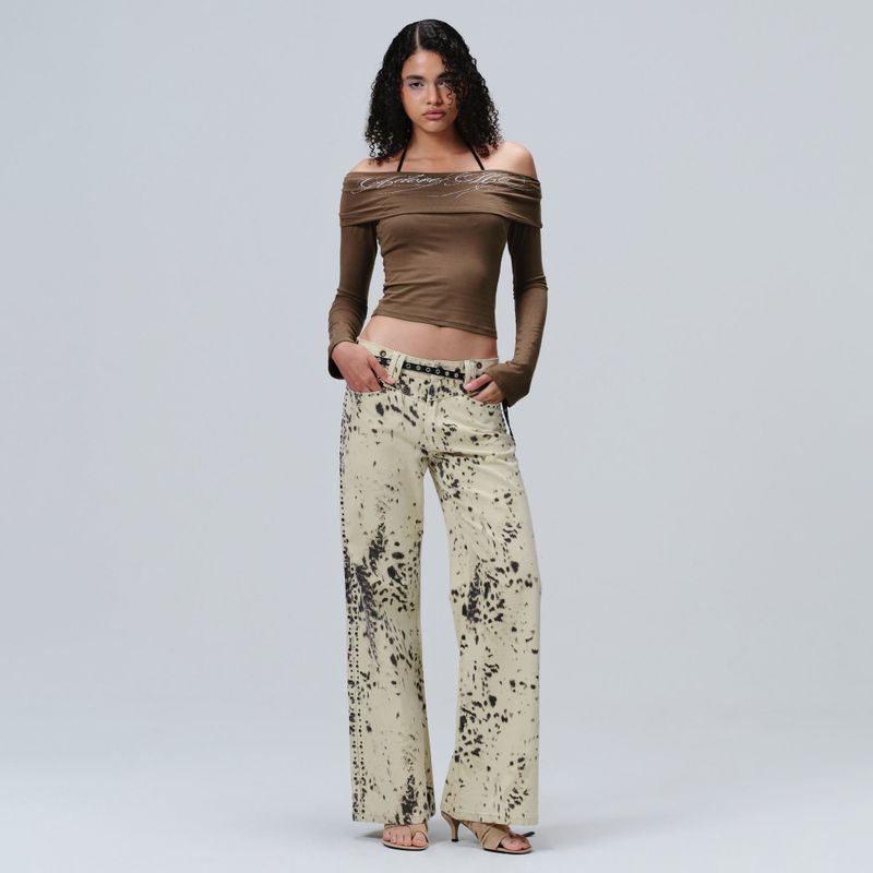 ANIMAL BOOTCUT PANTS