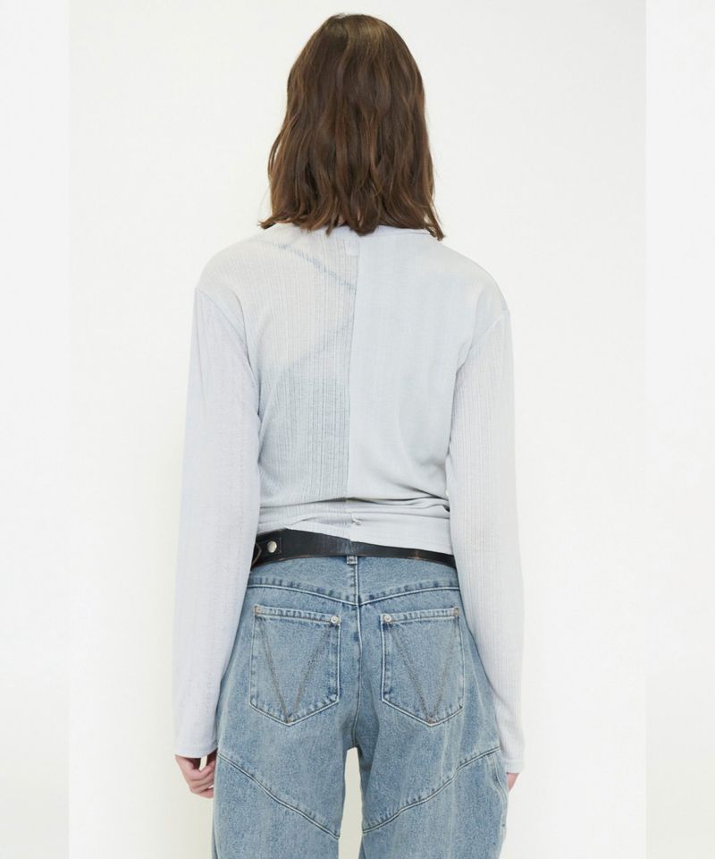 PATCHWORK RIB TOP