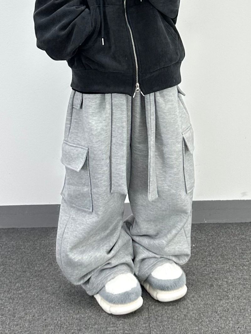 ボールドストラップフリースパンツ