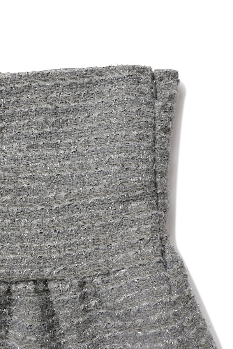 Twinkle tweed top_silver