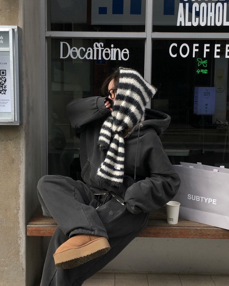 [BELLIDE MADE] Ritz, BACK RAISED PIGMENT WIDE TRAINING PANTS
