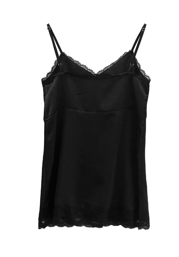 Ek Satin Lace Slip One Piece