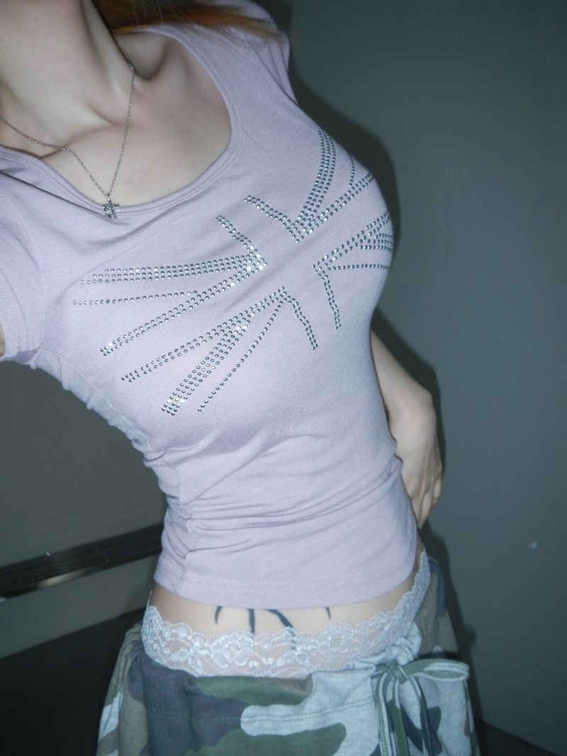 flag stud tee(4 color)