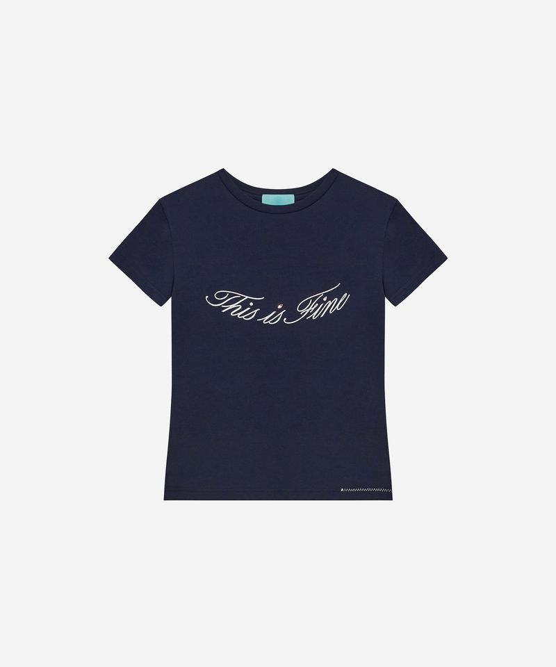 Cropped Signature Tee