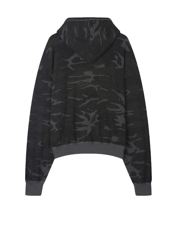 Everton Camo Waffle Hood Zip-Up