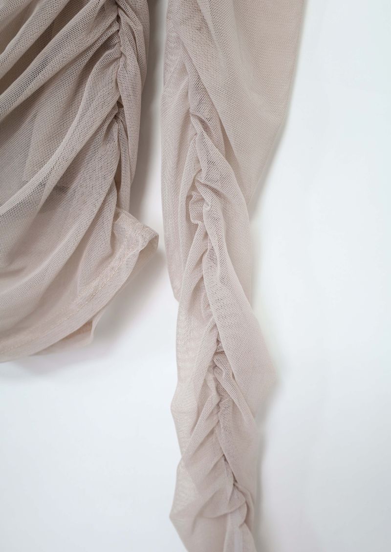 Ara off-Shoulder Mesh Tee