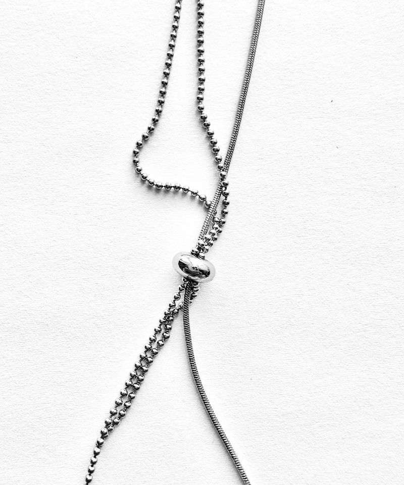 Black&Silver Snake Chain Necklace