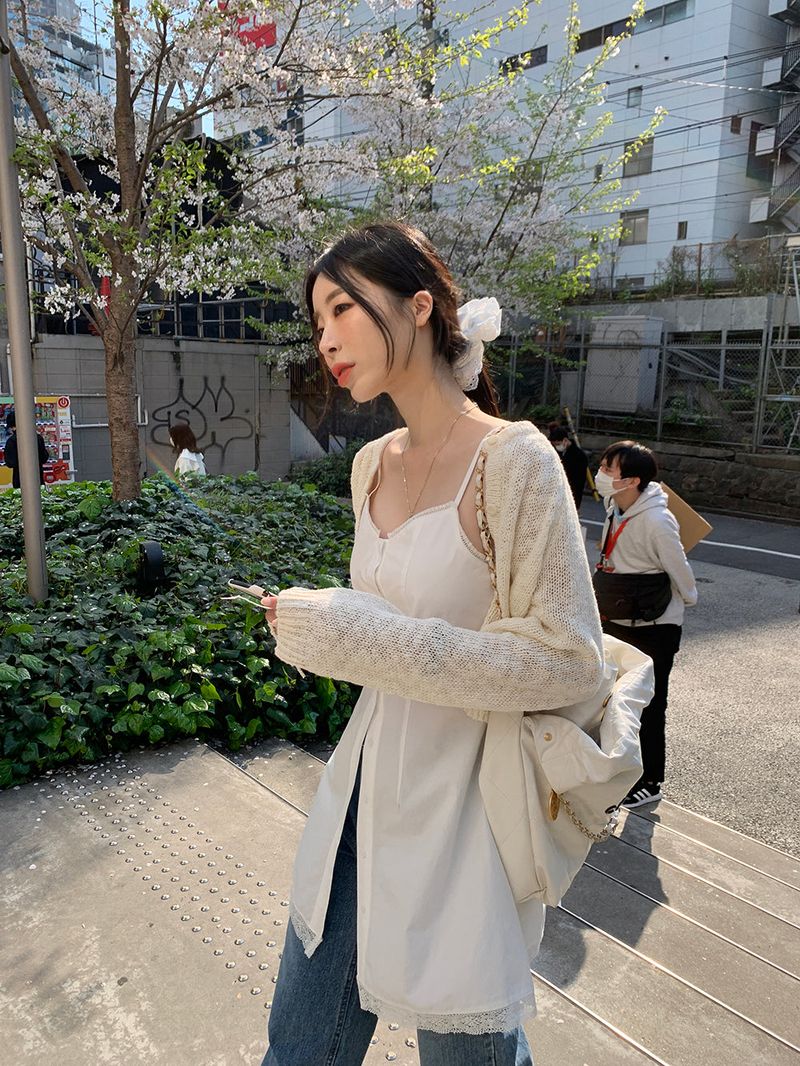 Vanilla two-way lace dress