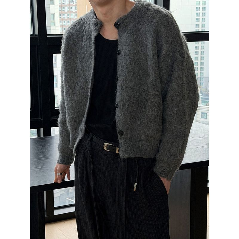 LAURANT（ロラン）の「[Unisex] Angora crop cardigan(2color)（Tops）」