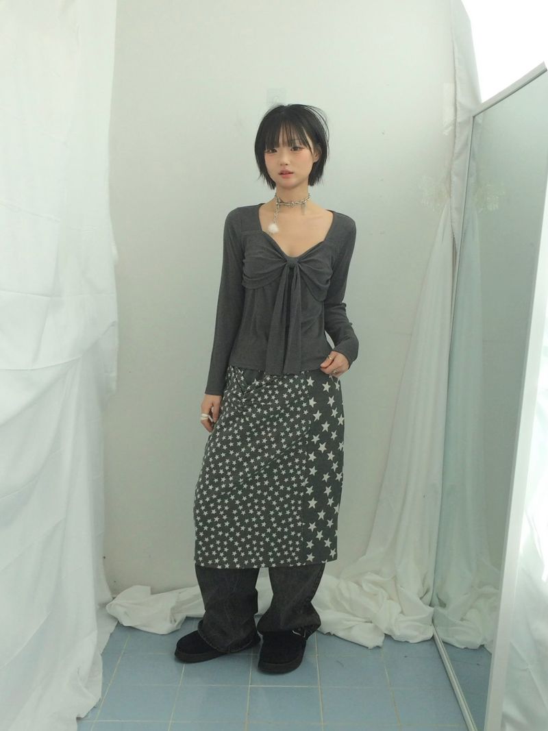 drapeline star skirt