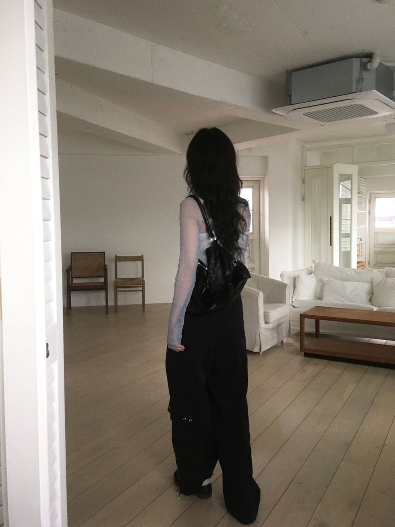 Eyelet Cargo Pants