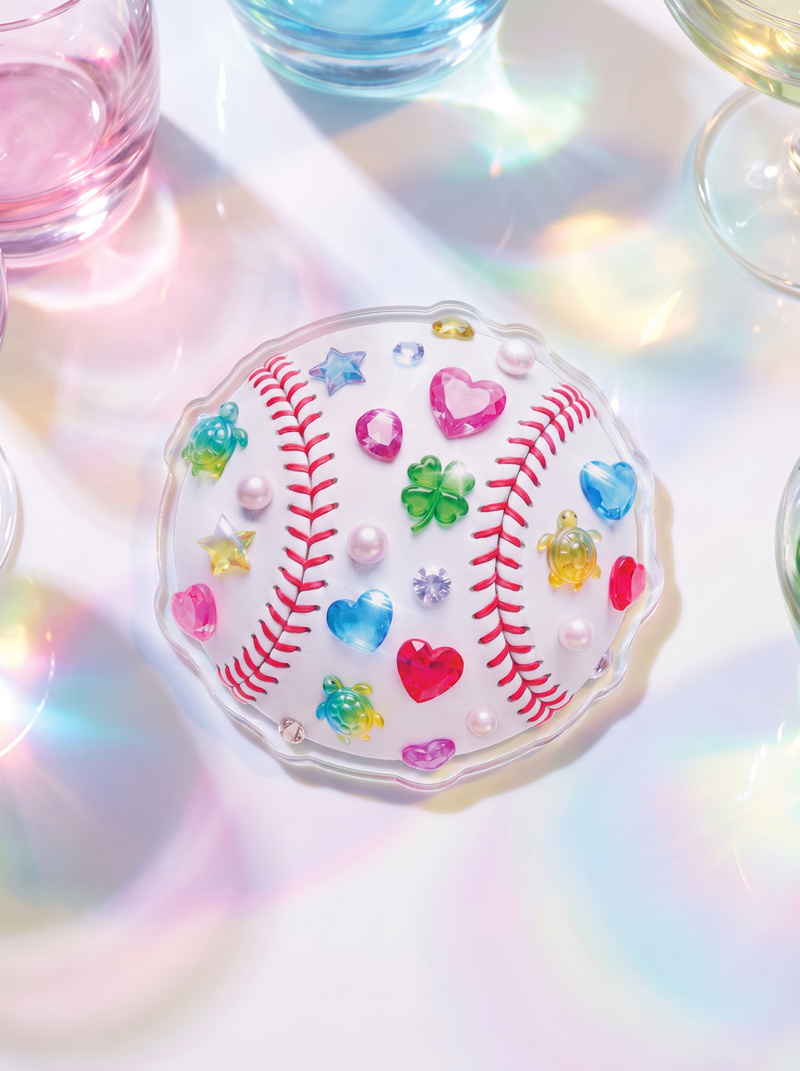 【MADE】Lucky charm club Smart Tok(glitter&acryl) / Pesto 33.