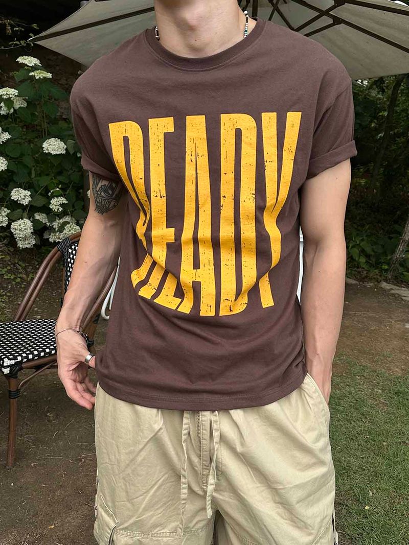 LAURANT(ロラン)の「Bold Lettering half t-shirts(3color)(Tops)」