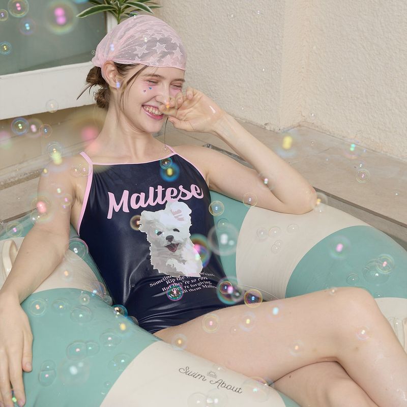 WaiKei(ワイケイ)の「GOOREUM Illustration One-piece Swimsuit(Swimwear)」
