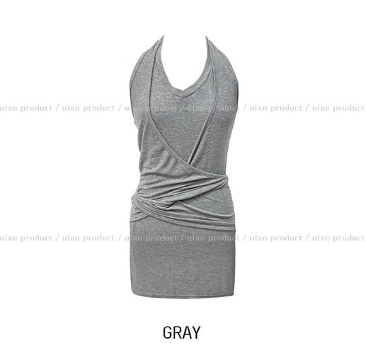 Heid Halter Layer Long Sleeveless