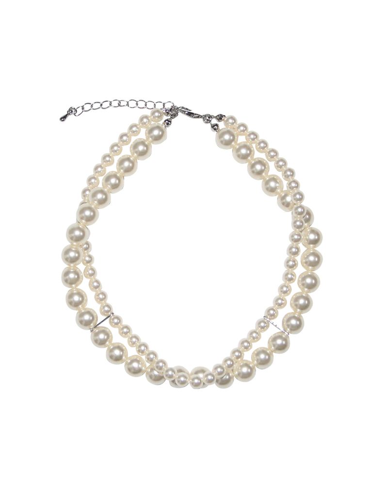 Pearl bar pearl necklace
