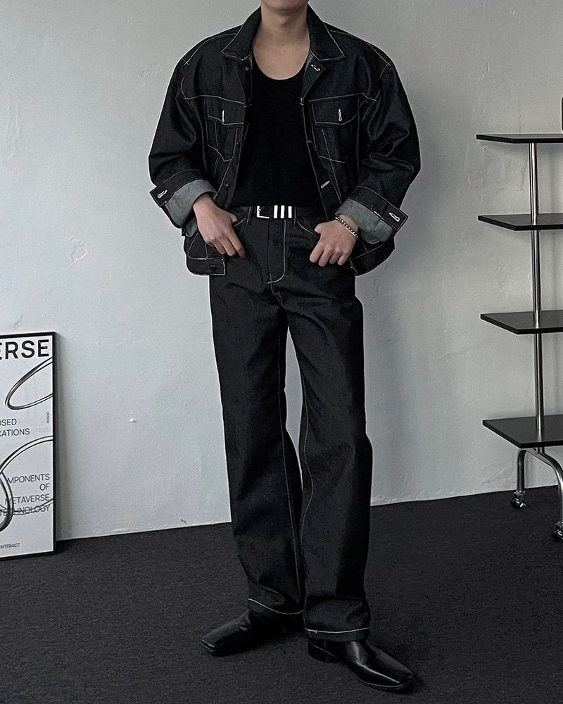 MG519,520 Non-fade stitch jacket (2 colors)