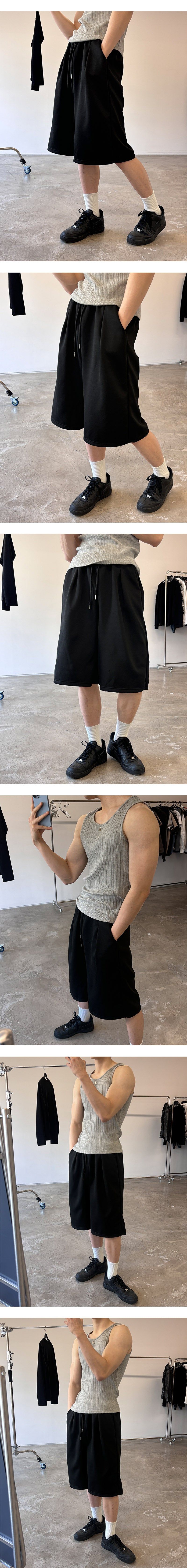 [Unisex] Bermuda sweat pants(2color)