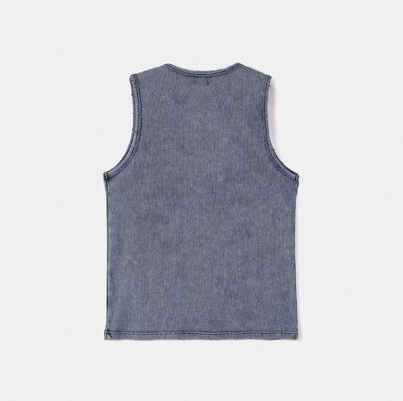 Dust Pigment Henley Sleeveless