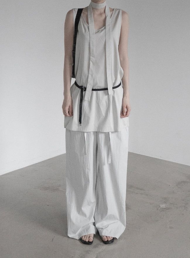 mnem（ムネム）の「Relic Strap Nylon Pants（Pants）」