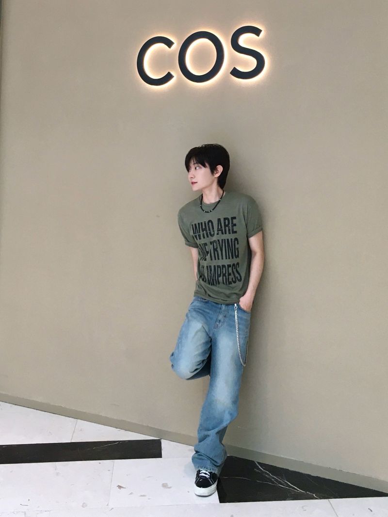IM Press Slub Short Sleeve T-shirt 4C
