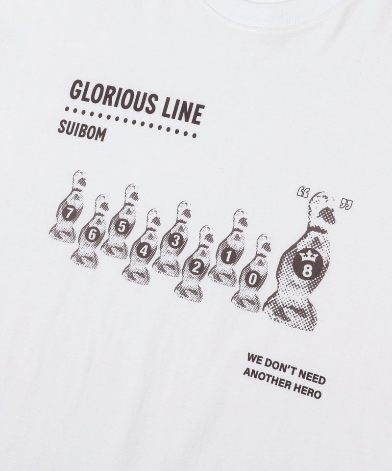 GLORIOUS LINE T-Shirt in Off white