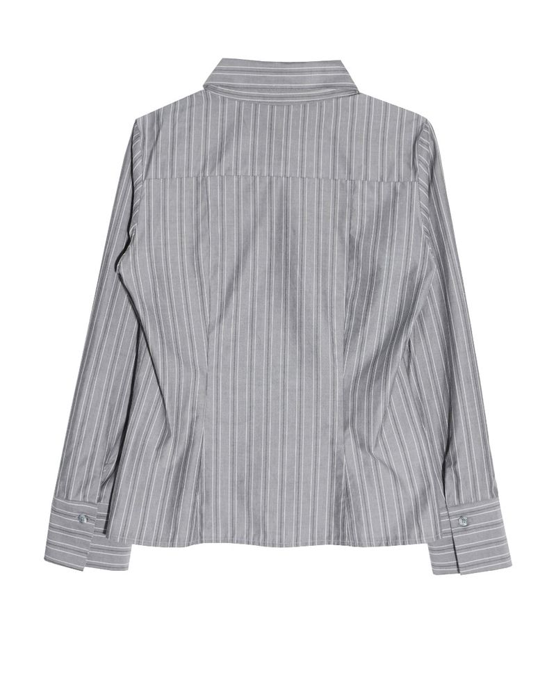  MIA STRIPE CROP SHIRT