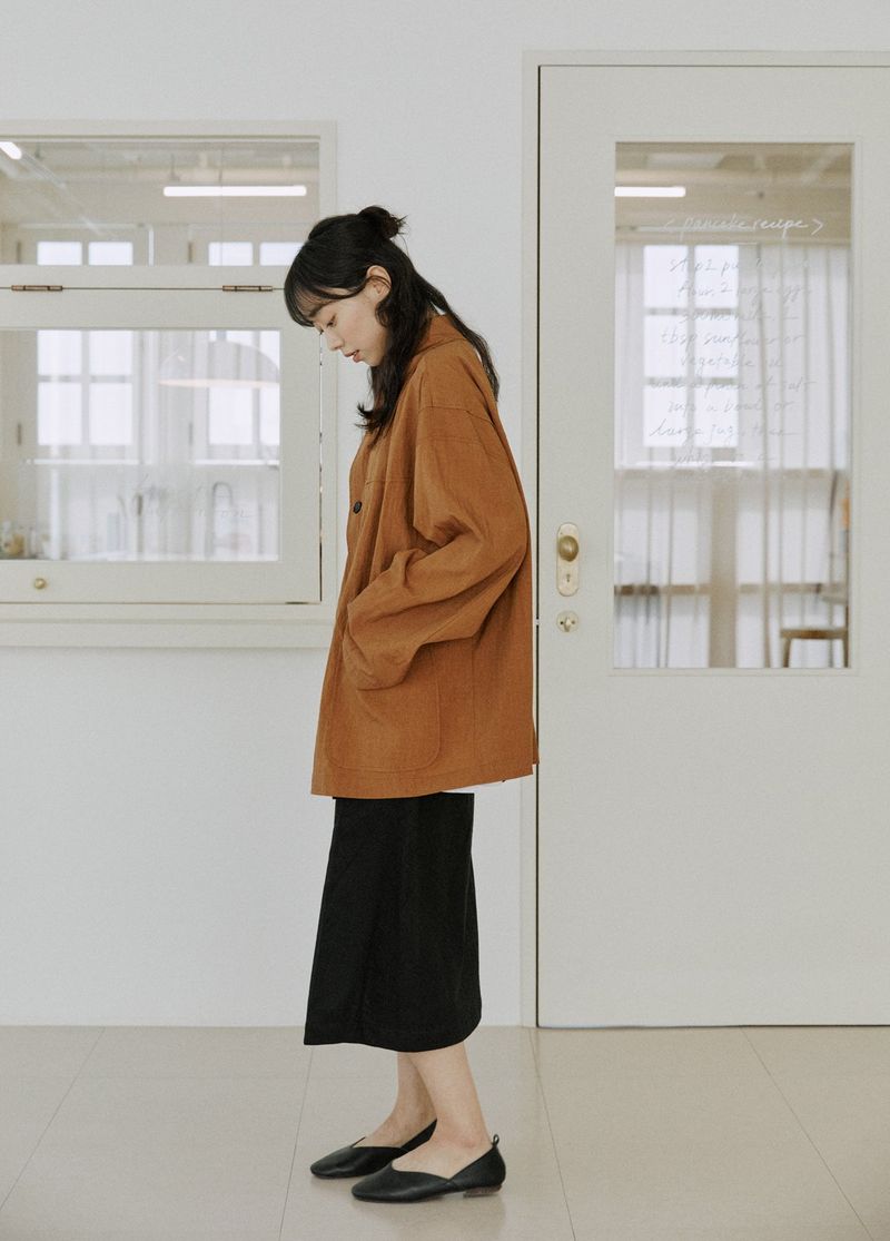 unisex duffle jacket pumkin